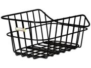 Basil Cento Alu cykelkurv til bagagebærer i sort aluminium