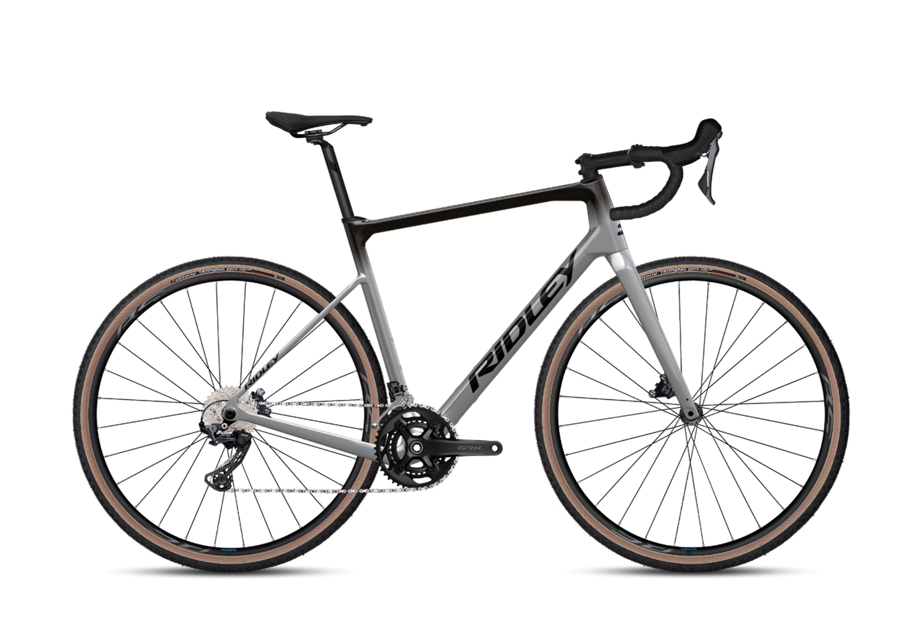 Ridley Grifn GRX800 gravel cykel i battleship grey carbon