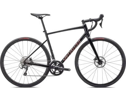 Specialized Allez E5 Sport racercykel i sort, set fra siden