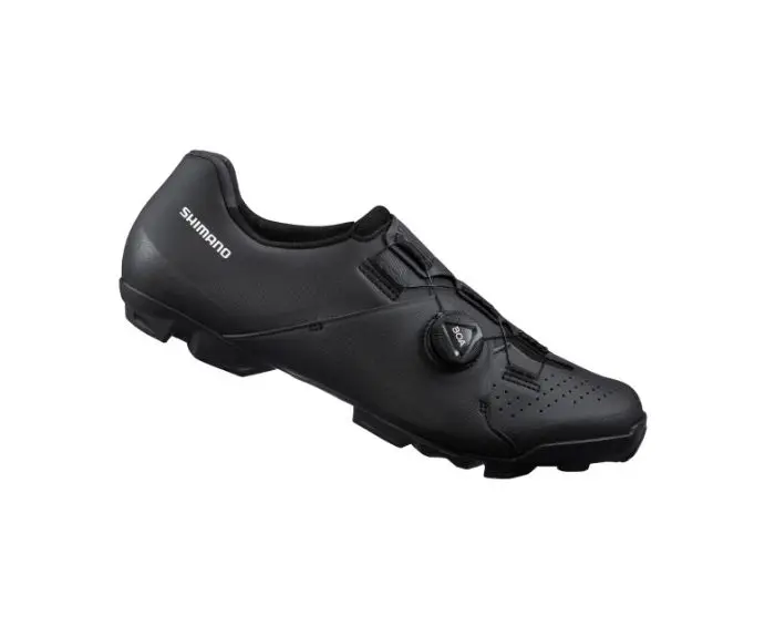 Shimano XC300 MTB cykelsko i sort med BOA L6-lukning