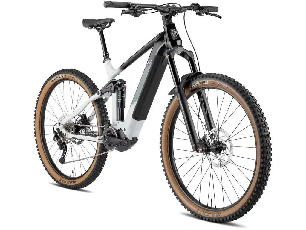 BESV TRS 1.5 FS fuldaffjedret el-mountainbike i Steel Grey og Night Black