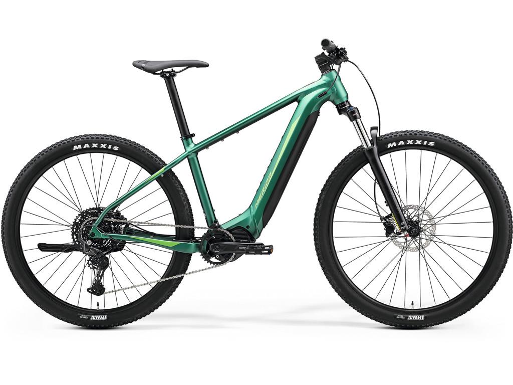Merida eBig Nine 400 el-mountainbike i grøn farve