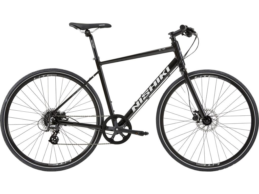 Nishiki SL Air Citybike Herre i sort med 8-gear Shimano Altus og skivebremser