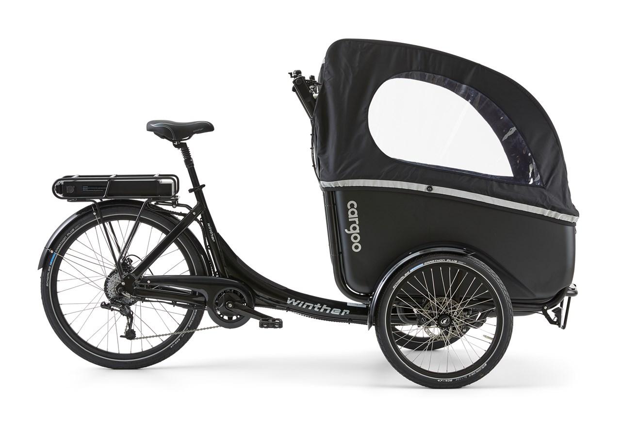 Winther Cargoo Promovec SRAM — premium 3-hjulet el-ladcykel fra Winther